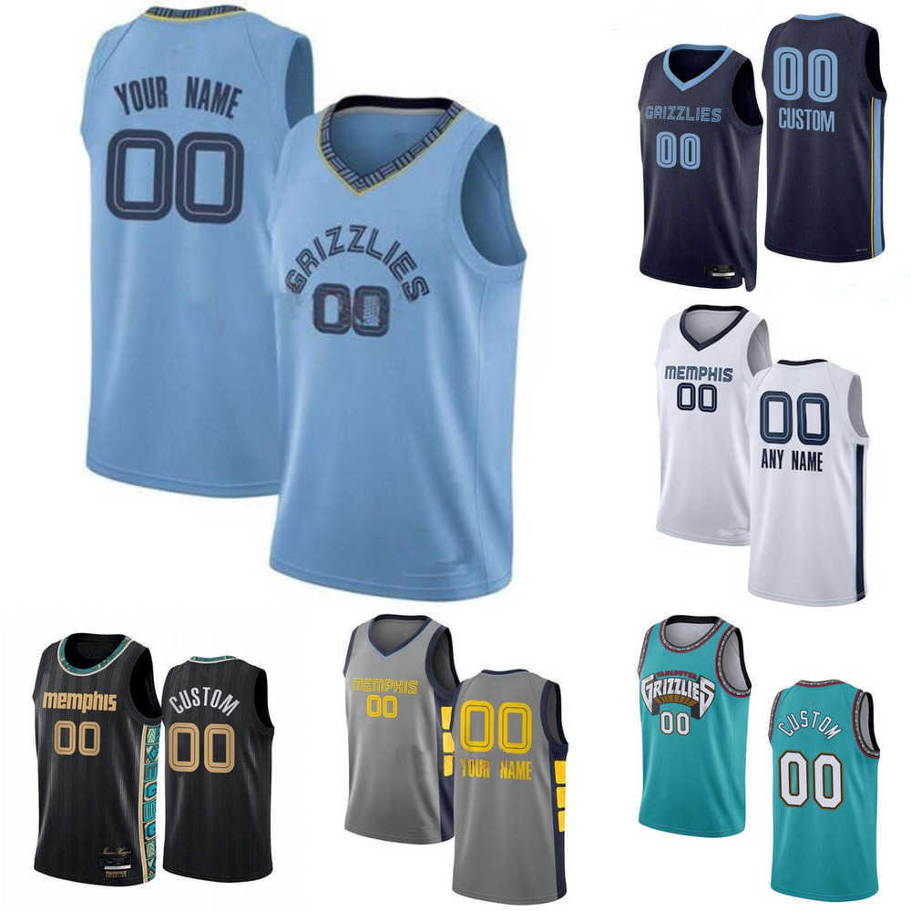 

2023 75th Custom Mens Womens Memphis''Grizzlies''4 Steven Adams 7 Santi Aldama 22 Desmond Bane 15 Brandon Clarke Basketball Jerseys, Black