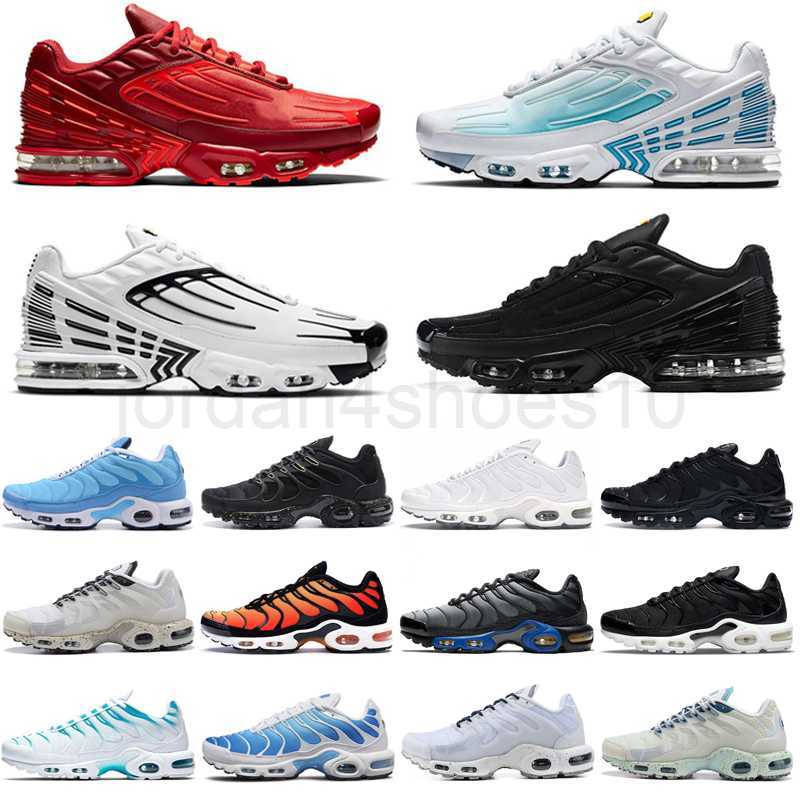 

tn plus 3 running shoes mens chaussures Laser Blue Triple White Black Bred Hyper Violet Silver Red Smoke Grey outdoor sports sneakers trainers 2.5, (23) 40-46