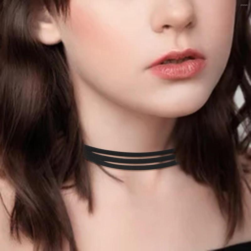 

Chains Necklace With Initials Charm The European And American Gothic Contracted Jewelry Choker
