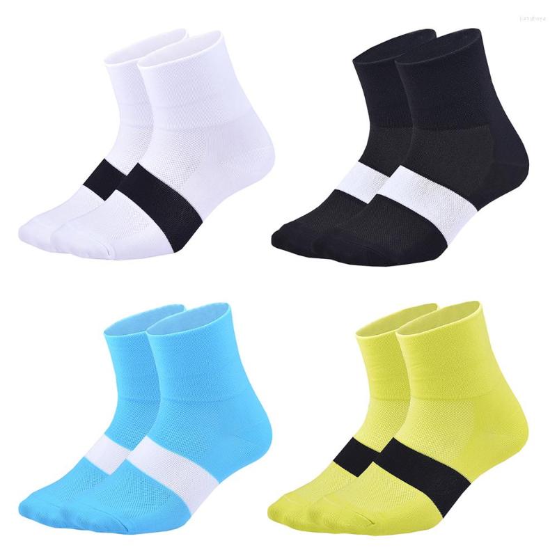 

Sports Socks Quality Cycling Men Women Outdoor Bicycle Bike Running, White
