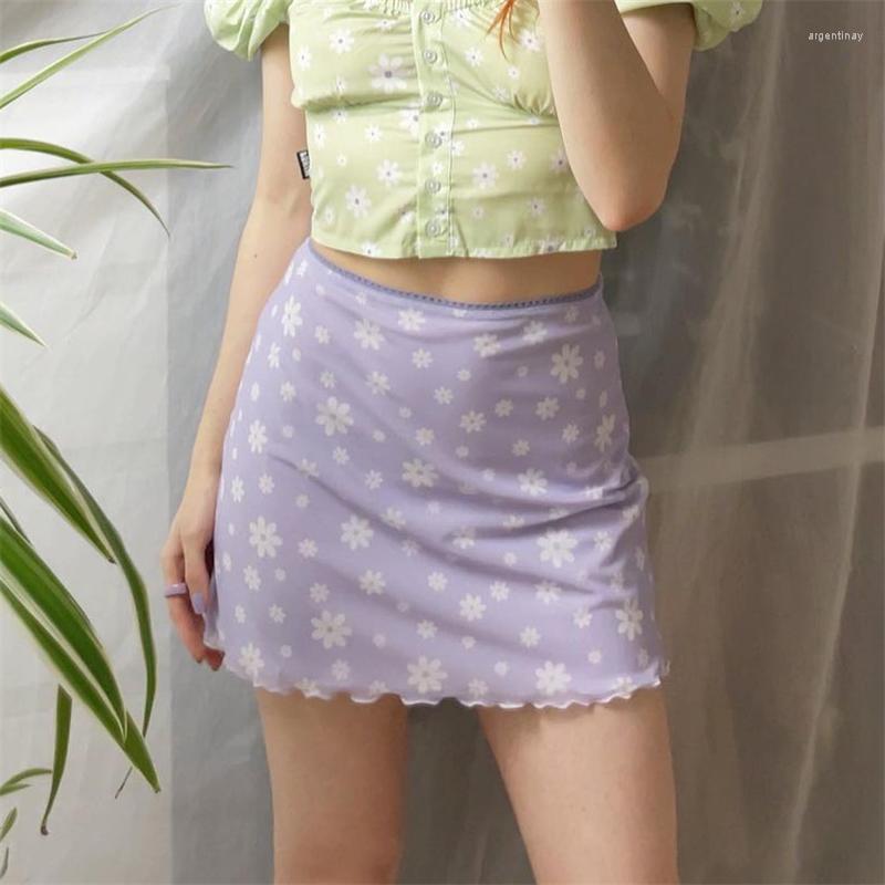 

Skirts Summer Purple Y2K Straight Women Harajuku Skinny Print Skirt Aesthetic 2000s Short Sexy Cute Mini, Green