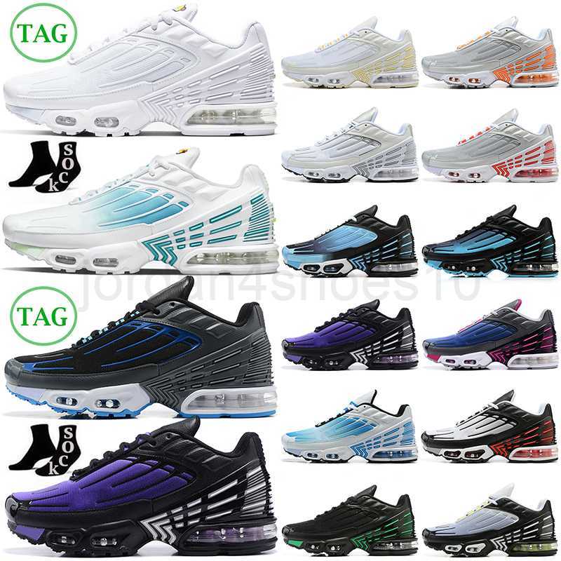

discount tn plus 3 tuned running shoes men women Laser Blue Aqua Volt Triple White Grey Light Bone Yellow mens trainers tns outdoor sports sneakers 2.5