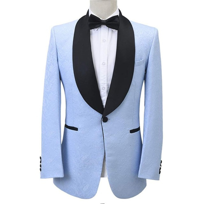 

Men's Suits Blazers Blazer Sets Jacquard Floral Wedding Men Suits Black Trouser Cost Pant Latest Designs Groom Tuxedos Formal Prom Dresses 2 Pieces 230509, Champagne