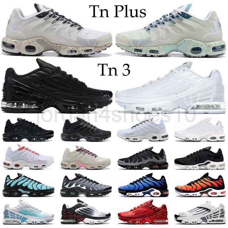 

newest tn plus running shoes men women tn 3 Terrascape Triple Black white Atlanta Sky Blue Aqua Silver Wolf Grey Zebra mens trainers outdoor 2.5, #21