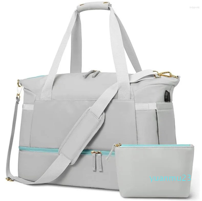 

Outdoor Bags Female Portable Yoga Bag Male Dry And Wet Sports Fitness Multi-function Trave Small, Sky blue