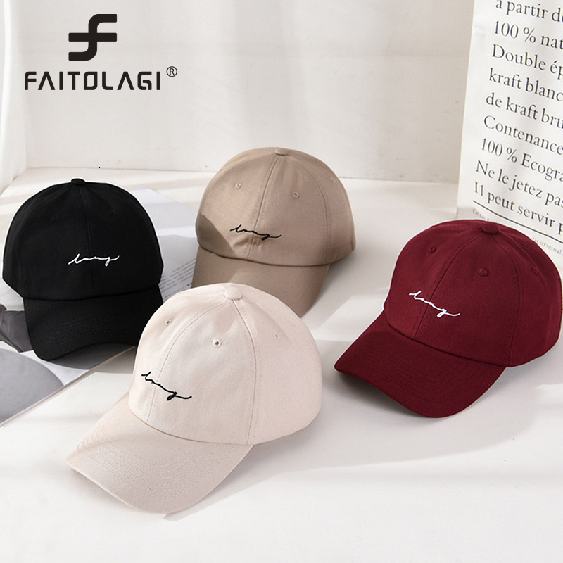 

Ball Caps Cotton Women Baseball Letter Embroidery Outdoor Visor Sun Hat Unisex Solid Color Simple Hip Hop Adjustable Casual Bonnet 230508, B navy blue