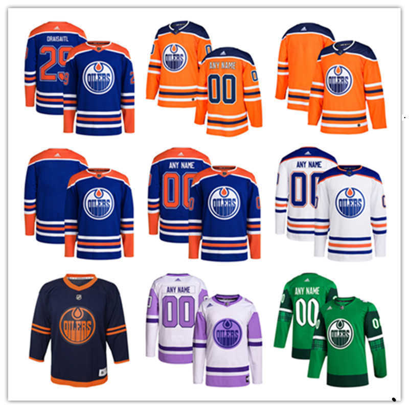 

Edmonton Custom Oilers Hockey Jerseys 25 Darnell Nurse 10 Derek Ryan 19 Mikko Koskinen 41 Mike Smith 56 Kailer Yamamoto 97 Connor McDavid 99 Wayne Gretzky 11 Messier, Color