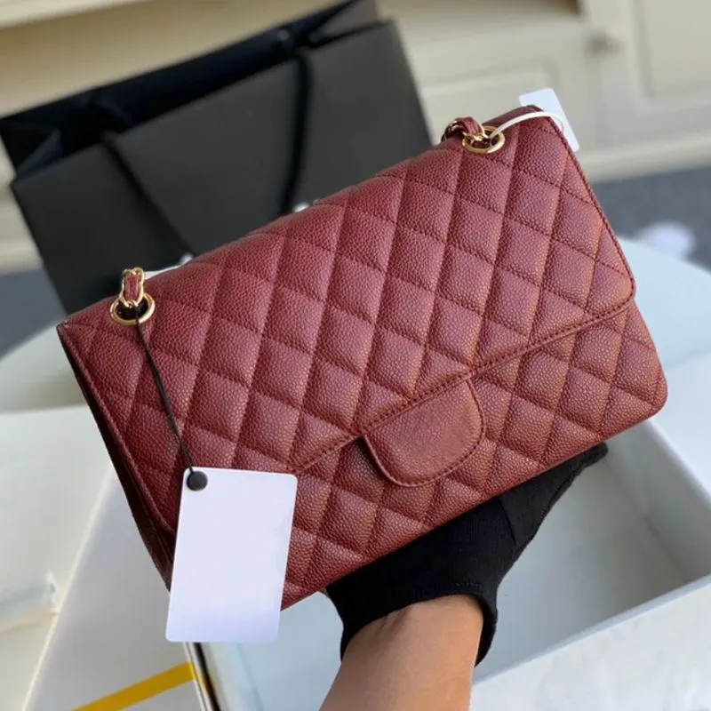 

Designer Handbag Shoulder Silver Chain Bag Clutch Flap Highest Quality Totes Bags Wallet Velour Purse Double Letters Hasp Waist Square Stripes 1112/ 25cm, Red