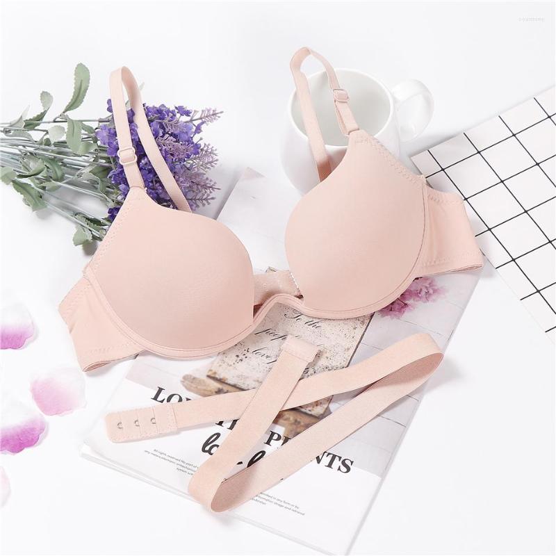 

Bras Lingerie Bielizna Damska Push Up Bra Sexy Solid Color Skin Black White Women Underwear Size 70-85AB