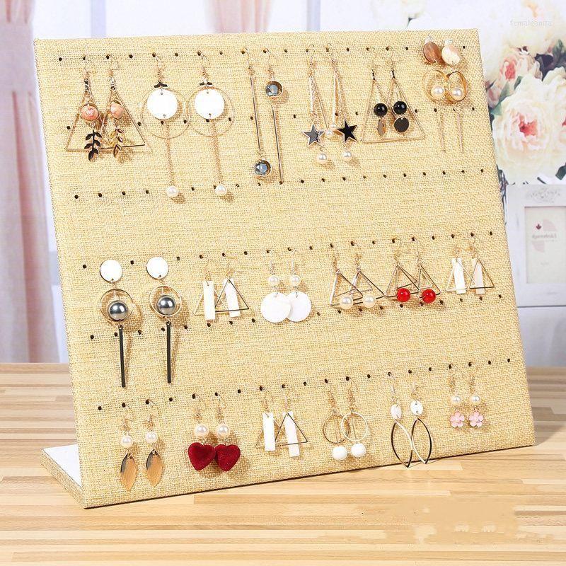 

Jewelry Pouches Double Layer Velvet Storage Display Stand Earrings Necklace Tray Fashion Women Rack