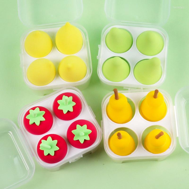 

Makeup Sponges Mango Sponge Set Cute Fruit Cosmetic Puff For Foundation Cream Concealer Powder Face Make Up Blender Beauty Tools