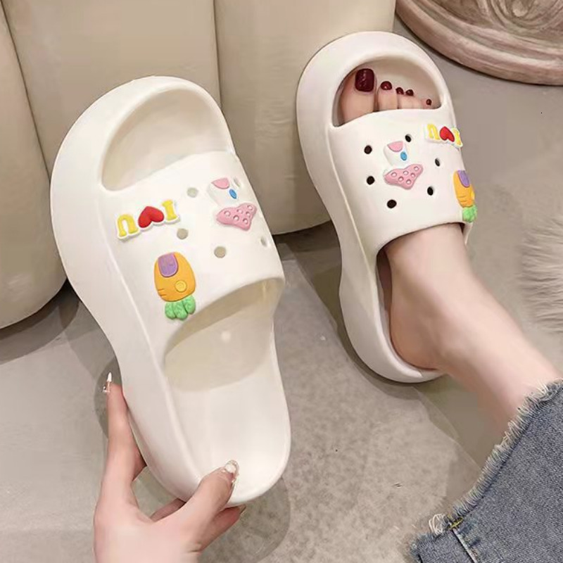 

Slippers Fashion EVA Non-slip Women's Slippers Indoor Soft Bottom Home Men's Slippers Beach Outdoor Flip Flops Couple Sandals 230509, Pink