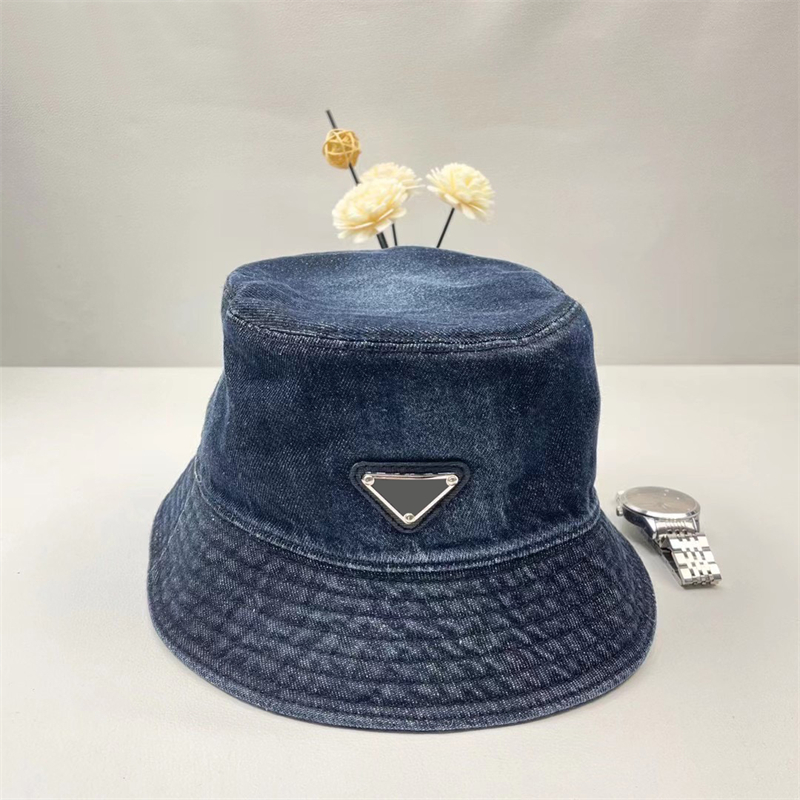 

Fashion Hat Designer Denim Bucket Hat Casquette Baseball Cap For Mens Women High Quality Sunhat Street Trendy Hats