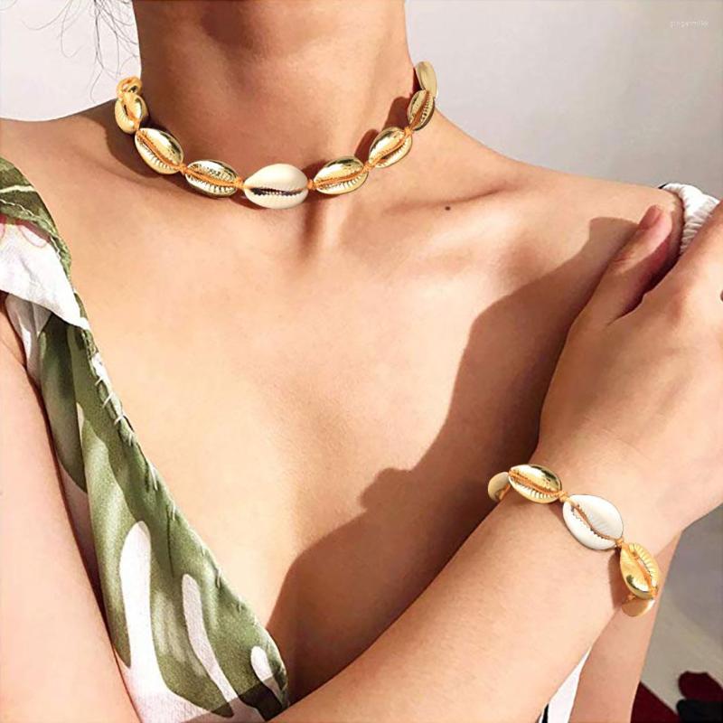 

Chains C.QUAN CHI 2023 Shell Strand Necklace Classic Charm Friendship For Women