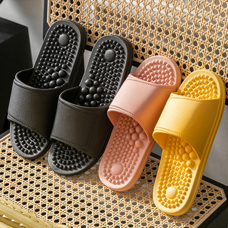 

Slippers Summer Massage Shoes for Women Household Slippers Non-Slip Indoor Bathroom Slides Woman Comfort Soft Home Flip Flops 230509, Pink