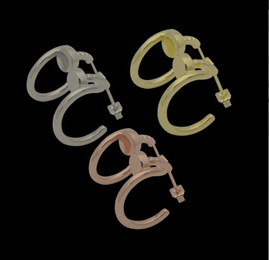 

Dangle & Chandelier European and American designers fashion jewelry women's foreign trade style nail shaped earrings