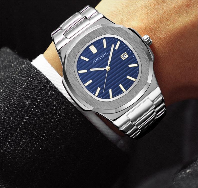 

Super luminous watch men's waterproof automatic watch customized logo brand luxury classic senior business watch, Color