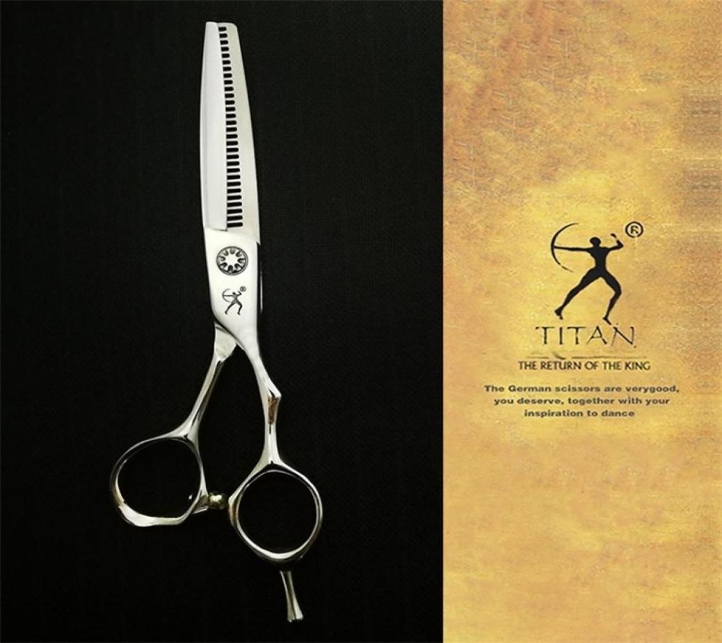 

Titan hairdressing scissors barber tools for hair professional thinning shears vg10 steel 60 inch 2202229181890