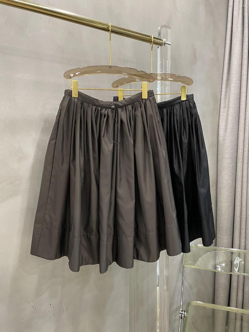 

Skirts Low Waist Drawstring Skirt High Slimming Matching Everything, Black