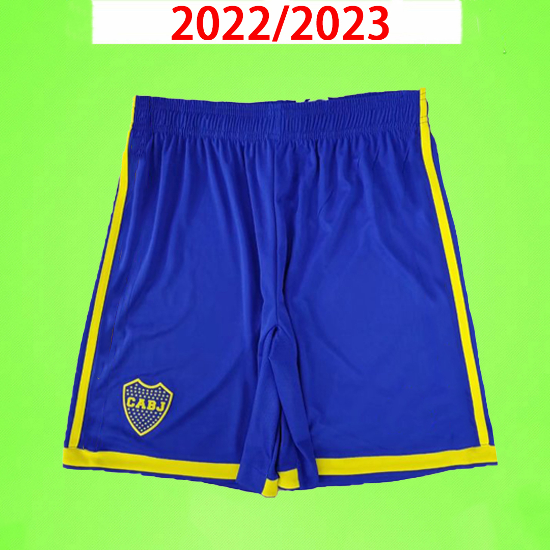 

2022 2023 2024 Club Boca Juniors soccer shorts 22 23 24 Adult mens home away third blue white yellow football pants top quality S-2XL, 2022 home