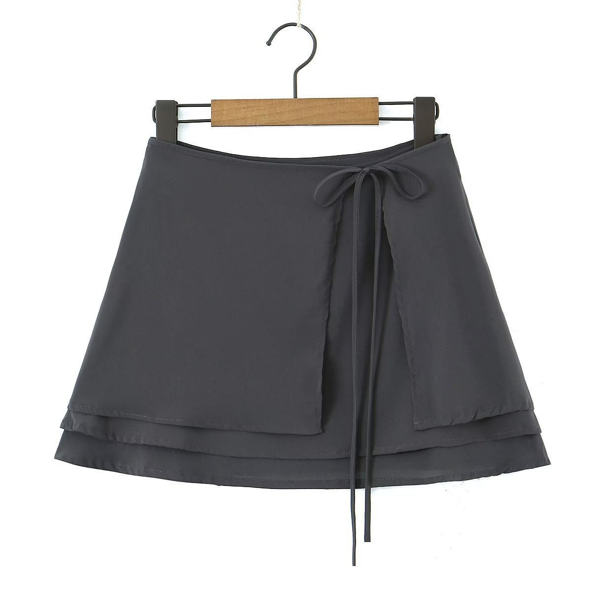 

Skirts 11 Spring Summer Women Female Sexy Brand Chiffon Skirt 230508, Beige