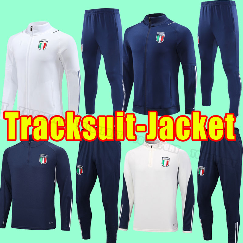 

Italia 2023 2024 INSIGNE Soccer tracksuits BONUCCI JORGINHO VERRATTI CHIESA BARELLA SPINAZZOLA CHIELLINI ItalyS long sleeve jacket tracksuit men, As shown