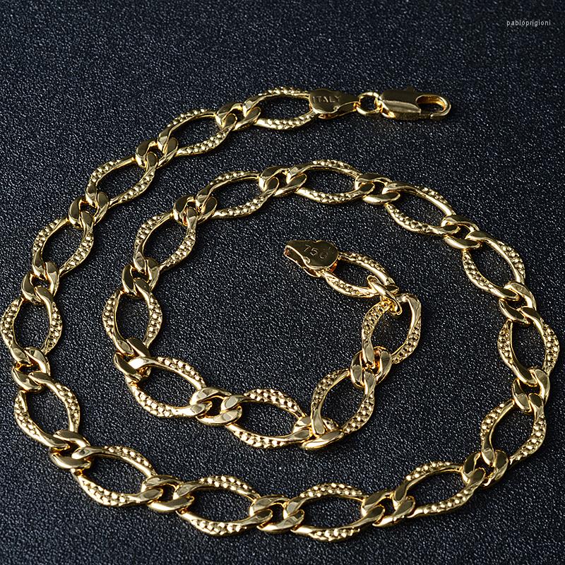 

Chains Diana Baby Jewelry Fashion Copper Necklace Gold Plated High Quality For Women Man Classic Trendy Daily Wear