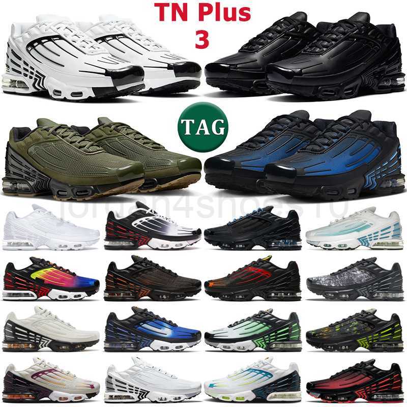 

tn plus 3 running shoes men tuned Triple White Black Laser Blue Gradient Olive Graphic Blood Orange Radiant Crimson Red Unity mens trainers outdoor sports sneakers 2.5