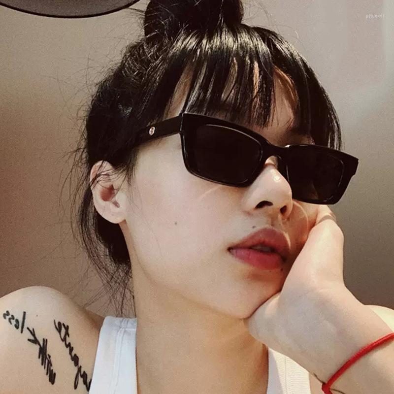 

Sunglasses DYTYMJ Small Frame Square Woman Pink Shades For Sun Glasses Hip Hop Party Lentes De Sol Mujer