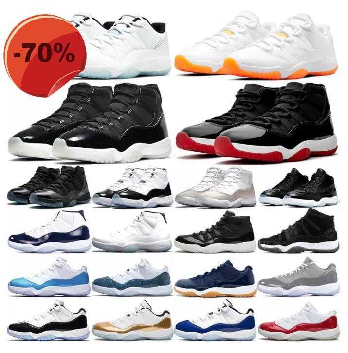 

Sandals With Box Jumpman 11s 11 Basketball shoes Legend Blue Jubilee 25th Concord Gamma bred Cap and Gown Win Like 96 Navy gum IE Black Cement Trainers mens womens snea, 18