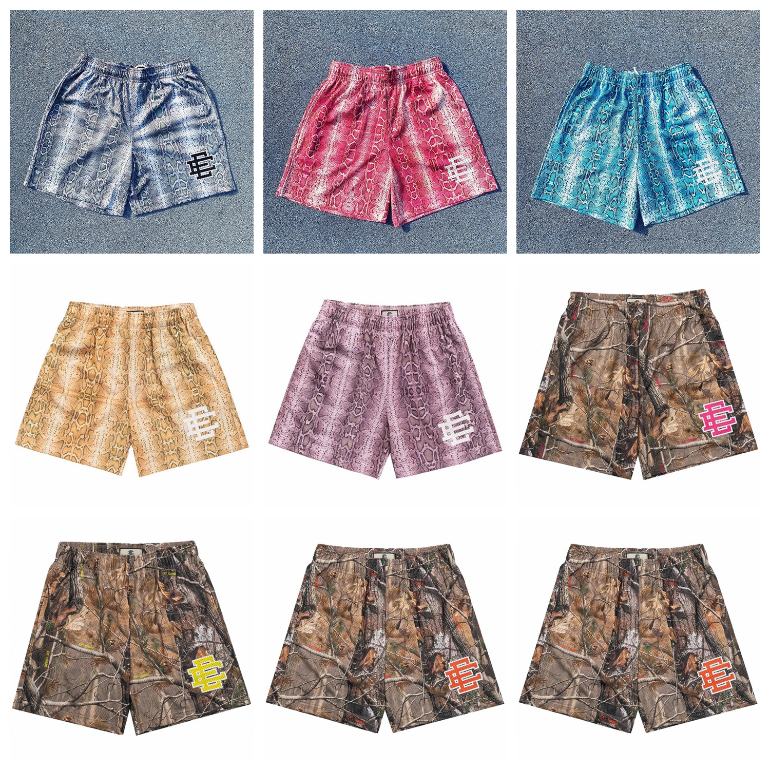 

Eric Emanuel EE Basic Short mens designer shorts Women fitness shorts mesh breathable beach pants sport series basketball Unisex Loose Knee Length, 66