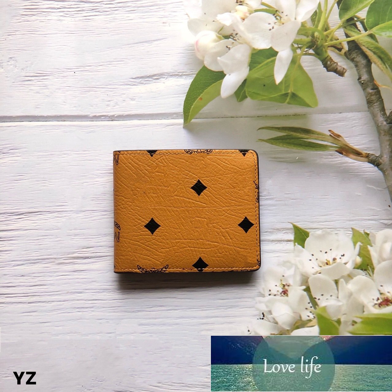 

Simple Solid Color Square Coin Purse Cartoon Cute Embroidery Short Wallet Open Ethnic Style Red Chinese Style Card Holder