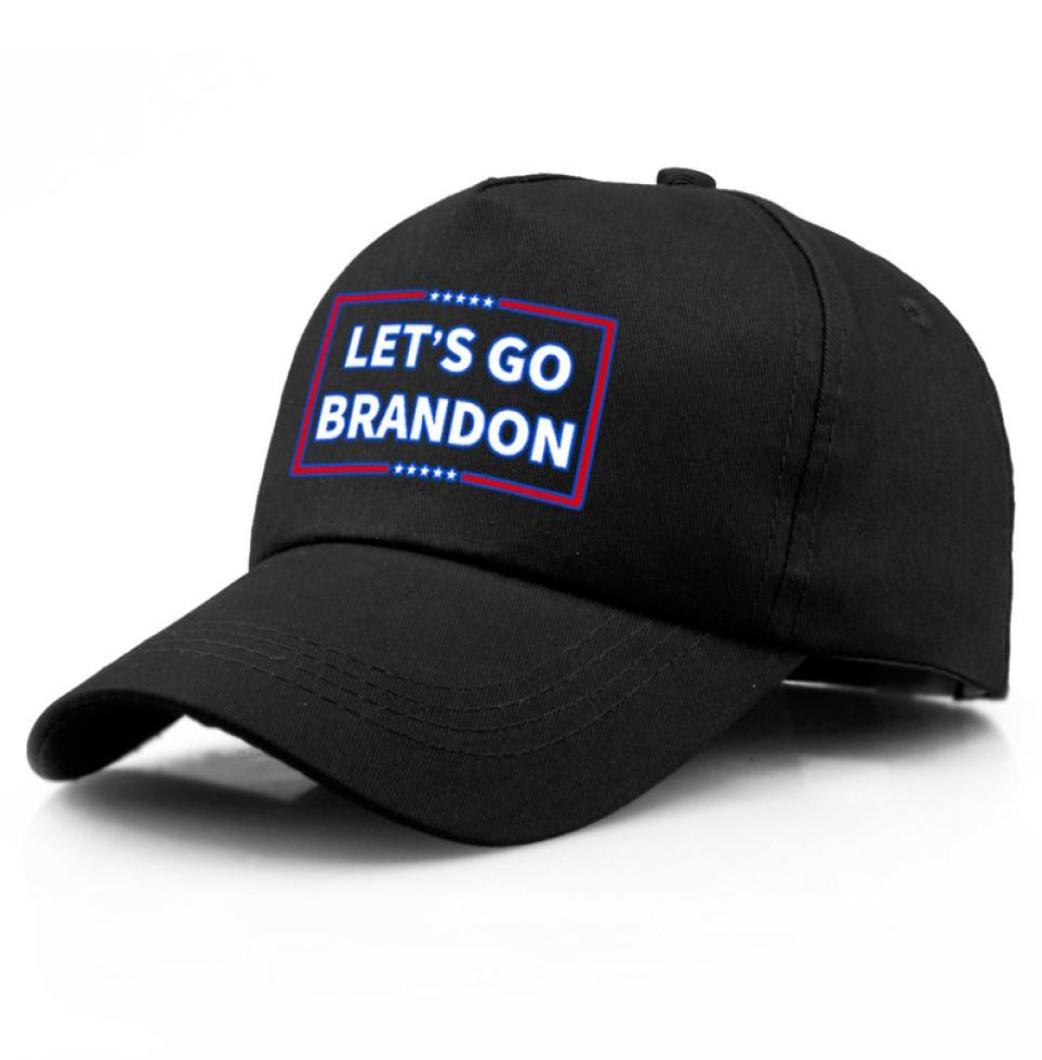 

LET039S GO BRANDON Slogans Baseball Cap FJB Casquette Caps Strapback Mens And Womens Mocking Biden Hats5168576, Black
