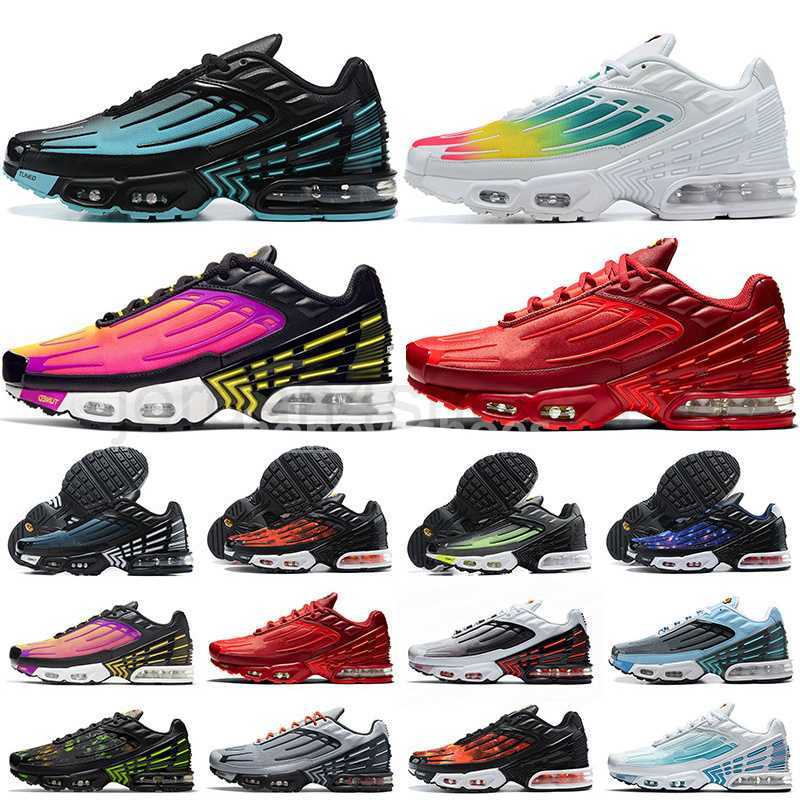 

Trainers Tn Plus 3 Tuned Mens Sports Shoes Laser Black White Aquamarine Leather Requin Obsidian Hyper Violet Deep Parachute Ghost Green Triple Brand Sneakers HN09 2.5, Color 11