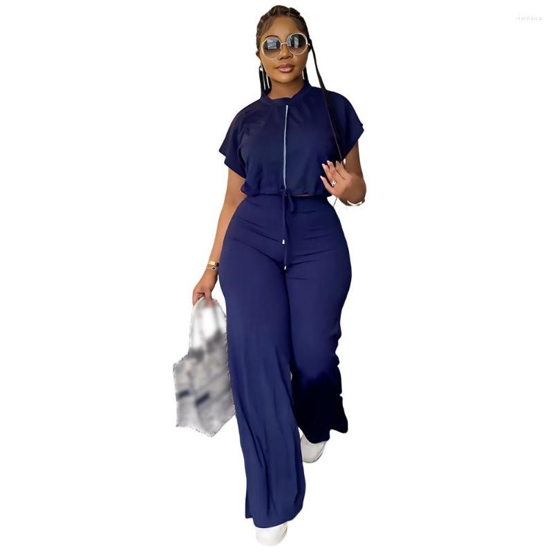 

Women's Two Piece Pants Fashion Women Casual Streetwear Set Female 2PCS Outfits Girl's Short Sleeve T Shirt Suit Lady's Sets, 3 green