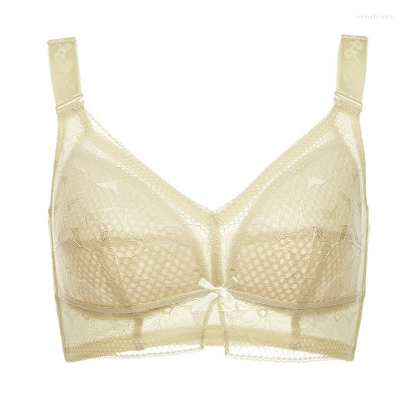 

Bras Women's Minimizer Bra Free Wire Full Coverage Soft Cup Plus Size Support Brassiere Mujer Femme 75 80 85 90 95 100 B C D E F G Bh, Beige