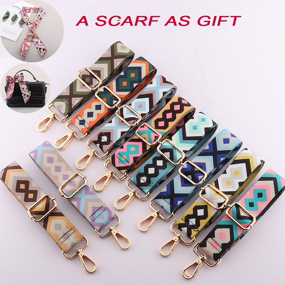 

Bag Parts Accessories Wide Strap for Bags Women Accessories Nylon strap adjustable Webbing Shoulder strap Cross Body Messenger Nylon Bag Strap 230509