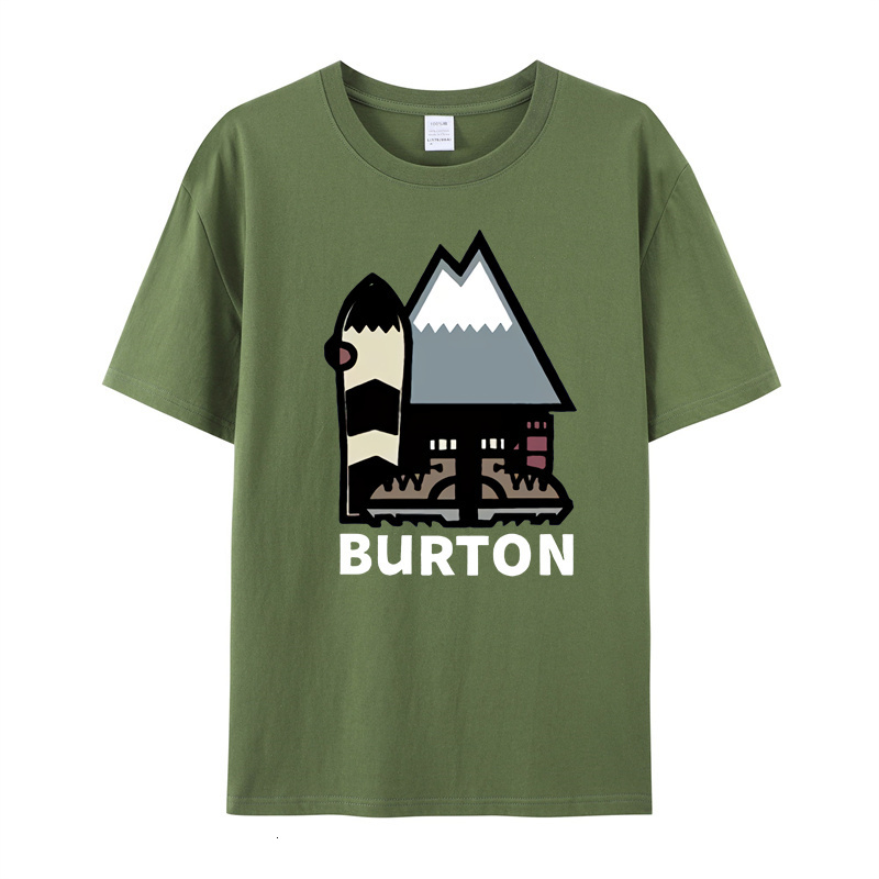 

Men's T-Shirts Burton Snowboards T shirt Size S 5XL 230509, White