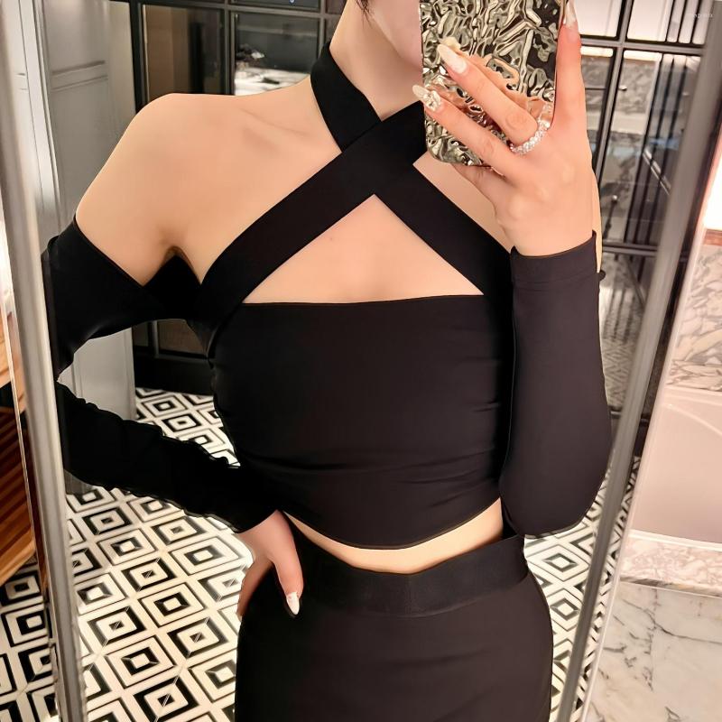 

Women's Tanks Top Quality 2023 Summer Women's Luxury Super Sexy Bondage Backless, Multi