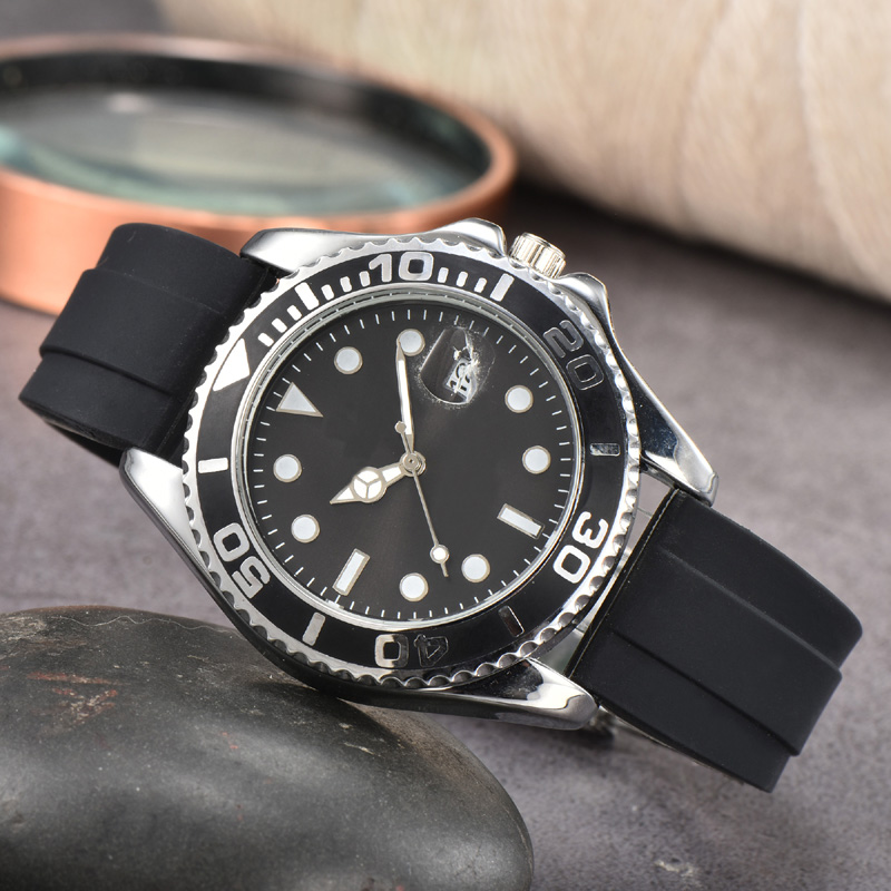 

R0lex Wrist Watches for Men 2023 New Mens Watches All Dial Work Quartz Watch High Quality Top Luxury Brand Clock Men Fashion Rubber watch band r05, 02