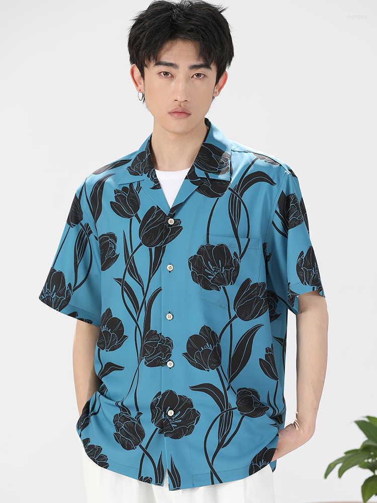 

Men' Casual Shirts E04157 Fashion Men' 2023 Runway Luxury Famous Brand European Design Party Style Clothing, Picture shown