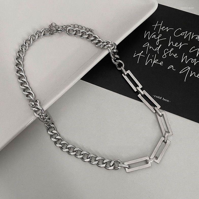 

Chains Openwork Chain Panels Unisex Necklace Men's And Women's Trendy Handsome Cold Wind Hip-hop Sweatshirt Accessory