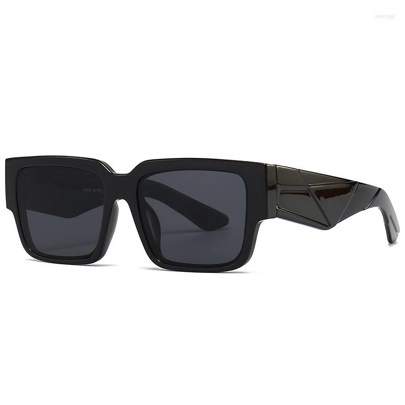 

Sunglasses The Europe And United States 2023 Web Celebrity Fashion Ins Windy Box Square Ms. Sun Glasses