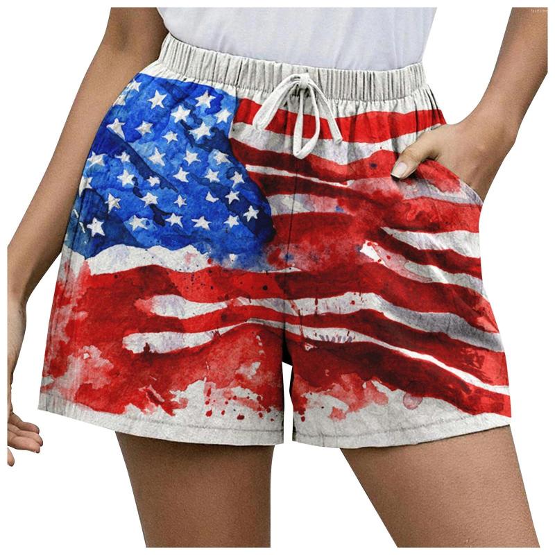 

Women' Shorts Summer Women Casual With Pockets Pants Womens Beach Lightweight Printed Drawstrings Elastic Waist Lounge Swimming Pant, Light blue