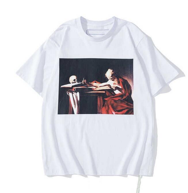 

New Off Men T-shirts Offs White Irregular Arrow Summer Finger Loose Casual Short Sleeve T-shirt for Men Designer Women Printed Letter x on the Back Print Oversize R4i, W111