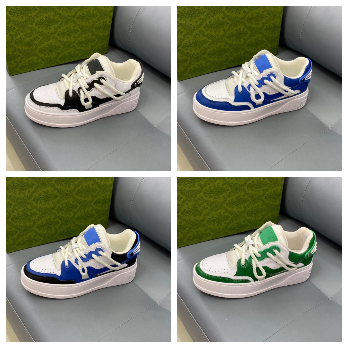 

23SS Casual shoes women Travel leather lace-up sneaker 100% cowhide fashion lady Flat designer Running Trainers Letters woman shoe platform men gym sneakers size 38-45, Model 01