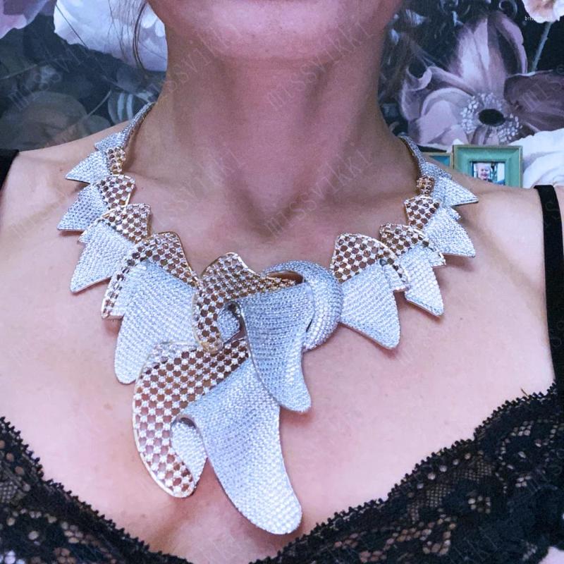 

Necklace Earrings Set GODKI 4PCS Luxury Woman Bowknot Noble Bangle Ring Essential Accessories Super Design Trendy CZ Jewelry, Picture shown