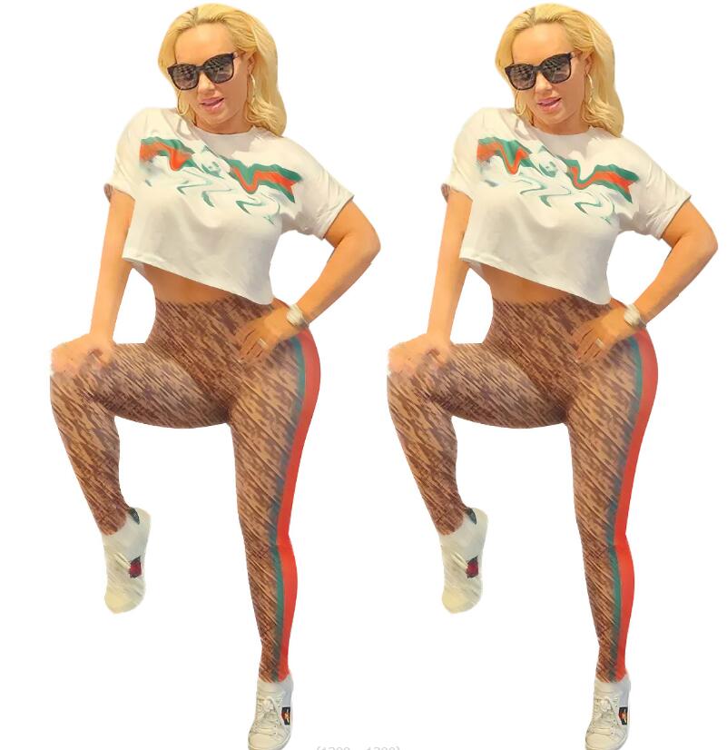 

Women's Tracksuits 2023GGSummer New Style Casual Printing Women's Two Piece Set Designer Brand Women's Set