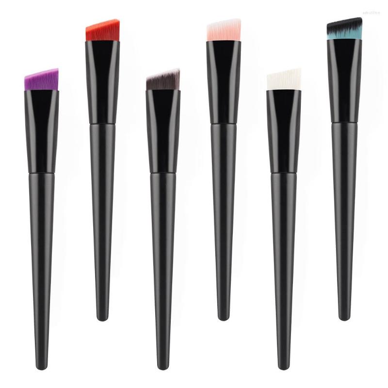 

Makeup Brushes Single Foundation Brush Small Beveled Flat Closely Fit The Skin And Make-up Beauty Tools For Make Up