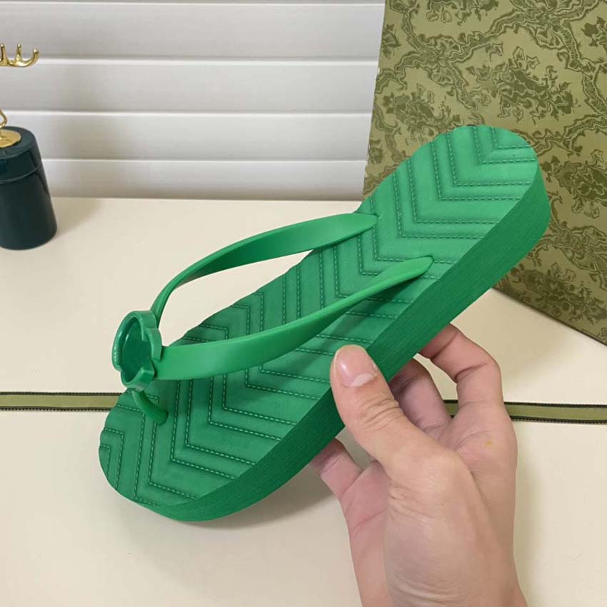 

Summer new style flip-flops feet clip rubber flat toe clip women's slippers thick bottom flip-flops beach anti-skid sandals, #2